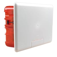 Legrand Batibox Mediabox, 10 modul, hvid, forfra- og indmuringsdse bag TV, 285x145x50 mm -