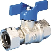 Kuglehane mf/mf (ls omlber) m. T-greb - 1/2" x 3/4"