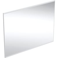 Geberit Option Plus Square spejl med lys, dæmpbar, dugfri, 90x70 cm, aluminium