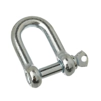 Galvaniseret D-Sjkel, 8 mm