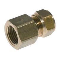 Kompressions overgangsmuffe til kobberrr, 15 mm x " - vrige