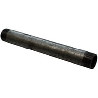 Galvaniseret nippelrr, ?1" x ?1", 300 mm lang