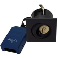 Billede af BLUE-DL 66 G2 Firkantet GU10 kip matsort