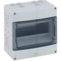 Spelsberg 73640901 AKi 09 Lille fordelingstavle Overflademonteret Antal delinger = 9 Antal rækker = 1 Indhold 1 stk