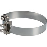 Spndebnd til 3/8″ – 4″ fra 2,5 til 25 mm, L = 395 mm messing / spndebnd rustfri