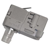 GLOBAL trac? 3-faset: MULTI-adapterT med nippel og aflastning til pendel, maks. 5 kg (50N), GA69-1, gr?/alu - ?vrige