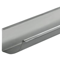 Billede af VMZINC tagrende kvartrund, ZINC NATUR - 333/0,8/3000 mm