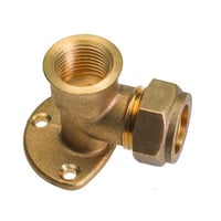 Dkvinkel kompression, 15mm x 1/2", 90 grader
