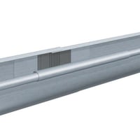 Rheinzink Tagrende, 333 mm, 0,8 mm, 1/4-rund, Ekspansion, Walzblank