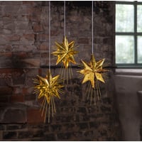 Star Trading Mini Luxe julestjerne, messing metal, 25 W, 36 cm - Star Trading