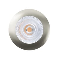 LEDlife Unni68 mbelspot - Hul: 5,6 cm, Ml: 6,8 cm, RA95, brstet stl, 12V, 3W LED