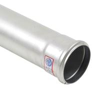 EuroPipe rustfri / syrefast (AISI 316L) aflbsrr 110 mm – lngde 2000 mm