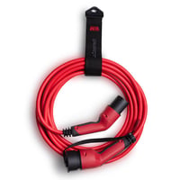 DEFA eConnect M3T2 ladekabel, 3-faset, 32A, 22 KW, rd, 7,5 meter