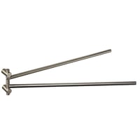 Hndkldeholder, med 2 svingarme, rustfrit stl, brstet, stl - Cool Line