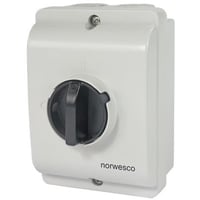 Sikkerhedsafbryder 25A, 4P+N+J, IP65, 101x140x96 mm