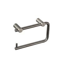 Papirholder, 141 mm x 88 mm, poleret, rustfrit stl, uden bagplade