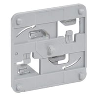 Dsebeslag Plexo IBP, 80 mm x 80 mm, gr, plast