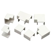 Formstykker til kabelkanal, 16 x 10 mm, hvid 3420