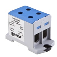 Ouneva Otl isoleret universalklemme, 2 x (6-95) mm, alu/kobber, bl