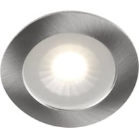 LED-downlight, 12V, 4,3W, 300LM, 3000K, 70 mm, brstet stl