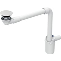 Geberit Clou bundventil, 32mm, push-open, pladsbesparende vandls, hvid/blank