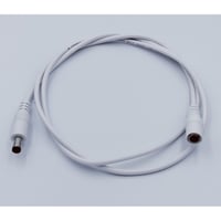 DC Forlængerkabel - 1 m, til LED strips, 5V-24V, hvid