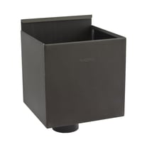Vandsamlerkasse AZ, 80mm, 220x220mm, anthra - Vmzinc