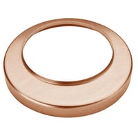 VMZINC brndkrave, 87/150 mm, flad med hul, kobber