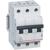 Automatsikring RX3 C 20A, 3P, 6kA, 84x78x54 mm, 0,39 kg