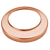 VMZINC brndkrave, 76/150mm, flad, m/hul, kobber