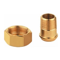 Forskruning til Taco-Setter, 1" muffe x 3/4" nippel med pakning