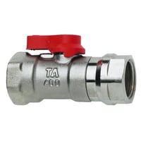 Kuglehane TA 400 m/m, 1/2", med rdt hndtag