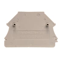 Endeplade WAP2,5N, beige plastik