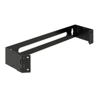 10″ rack vgbeslag/rackbeslag, 1U, sort, DeLOCK