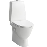 Laufen Pro N Gulvstende toilet, skjult S-ls, hvid LCC glasur