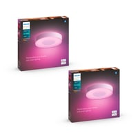 Philips Hue Xamento M loftlampe, Color & White ambiance, 2350lm, hvid, Bluetooth + Zigbee - 2 stk