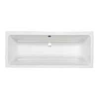 Strmberg Quantum badekar, akryl, centreret aflb, 170 x 70 cm