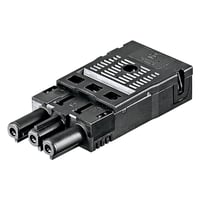 GST18i3 Stik Fjeder Hun, 3P, 1,5-2,5mm, 7,8-10,3 mm, Sort - Wieland