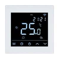 HC91 termostat digital, programmerbar og appstyring, Wi-Fi, hvid