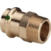 Billede af G3 Sanpress, 22 mm x " overgangsstykke, presmuffe/nippel (R) - Viega