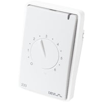 DEVI - Afdkning til DEVIregT 233 termostat, 1 modul, hvid