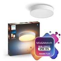 Philips Hue Enrave M loftlampe, 2450lm, White Ambiance, hvid, Bluetooth + Zigbee billede