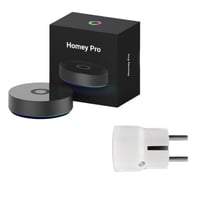 Athom Homey Pro (2026 - nyeste version) og Frient Smart Plug (bundle)