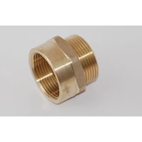 Spidsmuffe, 1/2″ – 1/2″, messing, 16 bar