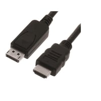 Billede af DisplayPort til HDMI kabel, DP han / HDMI han 2m