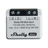 Shelly PM Mini (Gen 3), WiFi effektmler, 230V