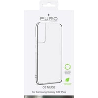 PURO 0.3 Nude - Bagsidecover til mobiltelefon - gennemsigtig - for Samsung Galaxy S22+