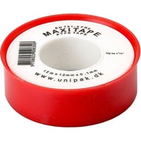 Billede af Maxitape teflontape - 12 mm x 0,1 mm hos WATTOO.DK