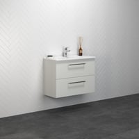 Dansani Mido mini mbelpakke, 81 cm, 2 skuffer, vask, hvid