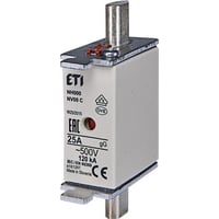 Sikring NH000, 25A, GG, 500V